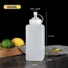 Botellas de plástico exprimibles, botellas para mermelada de grado alimenticio, botellas exprimibles de boca ancha, botellas para azúcar glass, botellas para aderezo de ensalada de tomate, botellas para salsas comerciales