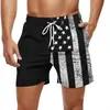 Nuevos Shorts de Verano para Hombre Transfronterizos con Bandera 3D, Casual con Cordón para Exteriores y Playa, Venta Caliente Transfronteriza 2024