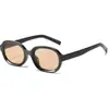 Gafas retro de moda para hombre, estilo europeo y americano, gafas de sol de moda para mujer estilo ins, estilo de influencer de fotografía callejera, gafas de sol de protección solar hip-hop