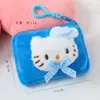 Monedero de Felpa Lindo de Dibujos Animados, Estuche para Auriculares de Muñeca 3D Femenino, Bolsa Portátil con Cremallera para Guardar Monedas al por Mayor
