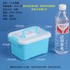 Fábrica de Origem PP Grau Alimentício Tampa Transparente Caixa Plástica Caixa de Armazenamento Brinquedo Organizar Mala de Viagem Caixa de Armazenamento de Mesa