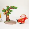 Adorno de Árbol de Dinero Dios de la Riqueza, Adorno de Caqui para la Buena Suerte, Decoración Creativa para Escritorio del Hogar, Regalo de Artesanía de Resina, Adorno Cultural y Creativo