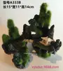 Tanque de acuario paisajismo/A33B 666B qingtunshan/artesanías de resina decoraciones de rocalla acuario