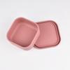 Lancheira de Silicone Personalizada para Estudantes, Caixa para Conservar Alimentos, Lancheira Quadrada com Compartimentos, Lancheira Estilo Japonês para Micro-ondas