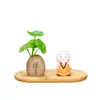 Miniatura de monje estilo Zen, Huaiyuan, un adorno de escritorio para salas de estar, salas de té y entradas de estilo chino o vitrinas de vino