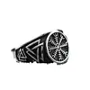 Guerrero de Acero Vikingo Nórdico anillo de acero inoxidable para hombre vintage aoding triángulo anillo de titanio pulsera venta al por mayor