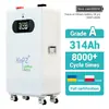 Bateria de Fosfato de Ferro e Lítio Empilhável 51.2V 314Ah 5Kwh 10Kwh 20Kwh 16Kw 314Ah