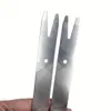 Herramienta de Extracción de Audio para Coche, Palanca Larga de Acero para Clips de Panel de Puerta Interior, Herramienta de Palanca para Desmontaje de Espejo Retrovisor, Palanca de Metal