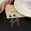 Doce Cool Spice Girl Oil Drop Snake Pingente Colar Brincos Vintage Requintado Multi-Camadas Empilhadas Clavícula Corrente Brincos Colar Corrente Moda