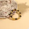 Pulsera de oro de arena de Vietnam imitación pixiu para hombre, pulsera de cuentas con proverbios de seis palabras, productos de bienestar en vivo, una generación de cabello