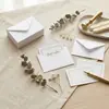 Venta al por mayor en stock sobres pequeños estilo europeo blanco puro, tarjetas de membresía, tarjetas de felicitación, sobres blancos triangulares estilo europeo autoadhesivos en blanco