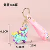Llavero de Unicornio Personalizado Goma Suave de PVC Muñeca 3D Colgante Encanto para Bolso Femenino Pequeño Regalo