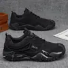 Nuevos Zapatos de Hombre de Otoño Malla Transpirable Suela Suave Ligera Zapatos de Senderismo Versátiles Zapatos Deportivos para Exteriores Zapatos Casuales de Papá de Moda