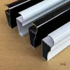Armários de cozinha de cerâmica, tiras de bloqueio de água de liga de alumínio estilo romano para embutir, perfis de borda para bancada, acessórios completos para moldura de fogão de cerâmica
