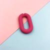 Accesorios para joyería DIY 40 * 24 mm goma acrílico hebilla de cadena abierta en forma de U cadena cadena de máscara cadena de bolsa