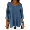 Novedades Primavera 2026 Amazon Aliexpress Moda Callejera Femenina Transfronteriza Top de Mezclilla con Cuello en V