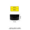 En stock, frasco negro, botella de crema de 200 ml, botella de plástico para polvo de dientes de 120 ml, frasco de cera, botella para mascarilla de 500 g