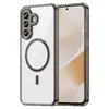 Adequado para Capa de Celular Magnética Samsung A57, Transparente A37, Cobertura Total A17, Anti-Queda A56, Capa Protetora A36, A16