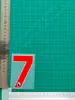 24 Premier League Vermelho A Número de Camisa Letra Braçadeira Hot Stamping Número Mapa de Transferência Térmica Camisa Suprimentos para Camisa