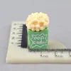 Pingente Resina Estéreo Acessórios Chaveiro Paisagem em Miniatura Decoração Casa de Boneca DIY Micro Pipoca Enfeites Atacado