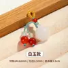Colgante Mini Campanilla de Ágata Natural DIY Cadena de Teléfono Pulsera Encanto Accesorio