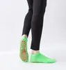 Calcetines antideslizantes para trampolín para niños con almohadillas de agarre, calcetines de suelo para parques infantiles, calcetines para caminar de educación temprana para bebés, calcetines de yoga para adultos para interiores