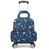 Bolsa de viaje mini plegable ultraligera al por mayor, bolsa de carrito pequeña universal con ruedas portátil, caja de tela para viaje de abordaje