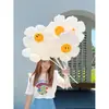 Balões de girassol flores de margarida piquenique aniversário tirar fotos crianças bebê primeiro aniversário decoração Dia das Crianças