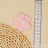 Rosa Estilo Coreano Peluche Flor Pequeña Oso Terciopelo Doble Cara Accesorio Decoración Floral Accesorio para el Cabello Modelo Doble Cara