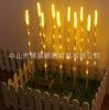 Decoración Pastoral Exterior Lámpara Luminosa Solar Simulación Espiga de Trigo Patio Comunidad Césped Paisaje Lámpara de Flor de Piso