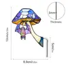 Tyu671-676 Decoração de Encaixe para Vaso de Planta de Acrílico Vaso de Flores de Vitral Animal de Encaixe À Prova d'Água