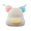Gorro de punto divertido de boca grande transfronterizo Otoño e Invierno Gorro de dibujos animados Gorro con orejeras y pompón de piel Gorro de lana cálido europeo y americano