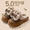 Pantuflas de algodón para mujer, nuevo modelo invierno 2026, para uso en interiores en casa, antideslizantes, cálidas, de felpa, gruesas, con tacto suave