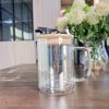 Venta caliente de comercio exterior sublimación vaso Mason de vidrio transparente lata de Coca Cola impresión por transferencia de calor