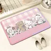 Tapete de chão para banheiro Sanrio lama de diatomáceas desenho animado tapete absorvente porta do banheiro tapete antiderrapante para pés banheiro vaso sanitário