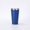 Taza de Acero Inoxidable para Coche con Forma de Cono de 16 oz Transfronteriza, Doble Capa al Vacío, Termo de Gran Capacidad, Taza Helada Portátil para Exteriores