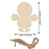 Pingente de Natal suprimentos para decoração de casa artesanato em madeira escultura criativa em madeira enfeites para pendurar na árvore de Natal atacado