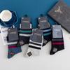 Calcetines de algodón de negocios para hombre de otoño e invierno, calcetines de algodón casuales cálidos de tubo alto, calcetines gruesos transpirables absorbentes de sudor, fabricantes al por mayor
