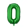 Pequeño digital de 16 pulgadas versión EE. UU. de cuerpo delgado decoración de globos fiesta de cumpleaños comercio exterior globo de película de aluminio al por mayor 16 digital de película de aluminio