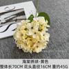 Cenário de Arranjo de Flores Artificiais Amarelas Rosas Falsas Arranjo de Flores Estilo Floresta de Casamento Flores Adereços Decorativos