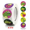 Conjunto de Adesivos Vinílicos Impermeáveis Kawaii Fofos Animal de Desenho Tóxico Imagem Adesivo Recompensa para Crianças Personalizável