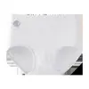 Calcinha de algodão penteado tipo nuvem, cintura alta, 100% algodão, para mulheres, algodão jacquard 10a, antibacteriana, entrepernas estendido, cueca fio dental com controle abdominal, plus size