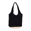 Bolsa Colete Tela em Branco Transfronteiriça Bolsa Tote Ombro Feita Sob Medida Grande Capacidade Bolsa de Algodão Promoção de Inscrição Bolsa de Lona para Compras