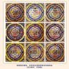 Venta al por mayor de Thangka Mandala pintado a mano de Nepal, rueda del tiempo pintada, Mandala, porche, pasillo, pintura decorativa, feng shui, pintura colgante de 32 cm