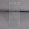 Etiqueta de precio de cubierta protectora de plástico PVC etiqueta colgante funda de tarjeta transparente etiqueta de ropa bolsa cortina etiqueta de precio de producto