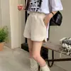Shorts femininos de inverno 2026, estilo coreano, chiques e casuais, com design minimalista e forro de pelúcia sintética