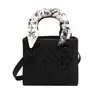Bolsa Versátil de Princesa Diana con Bordado Pesado Nueva Moda Bolso de Bufanda de Seda para Mujer Bolso de Hombro Cruzado de Gama Alta Comercio Exterior