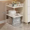 Prateleira Móvel para Mochilas Escolares no Atacado, Cesta de Armazenamento sob a Mesa, Armazenamento Doméstico, Armazenamento de Mesa, Carrinho com Rodas, Armazenamento de Estante