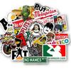 30 Pegatinas Creativas Mexicanas para Diarios, Patinetas, Guitarras, Graffiti de Pared y Refrigeradores