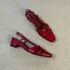 Sandalias Romanas Cerradas de Punta con Textura de Piel de Oveja, Diseño de Nicho Retro Francés, Tacón Grueso Cómodo para Mujer, Verano